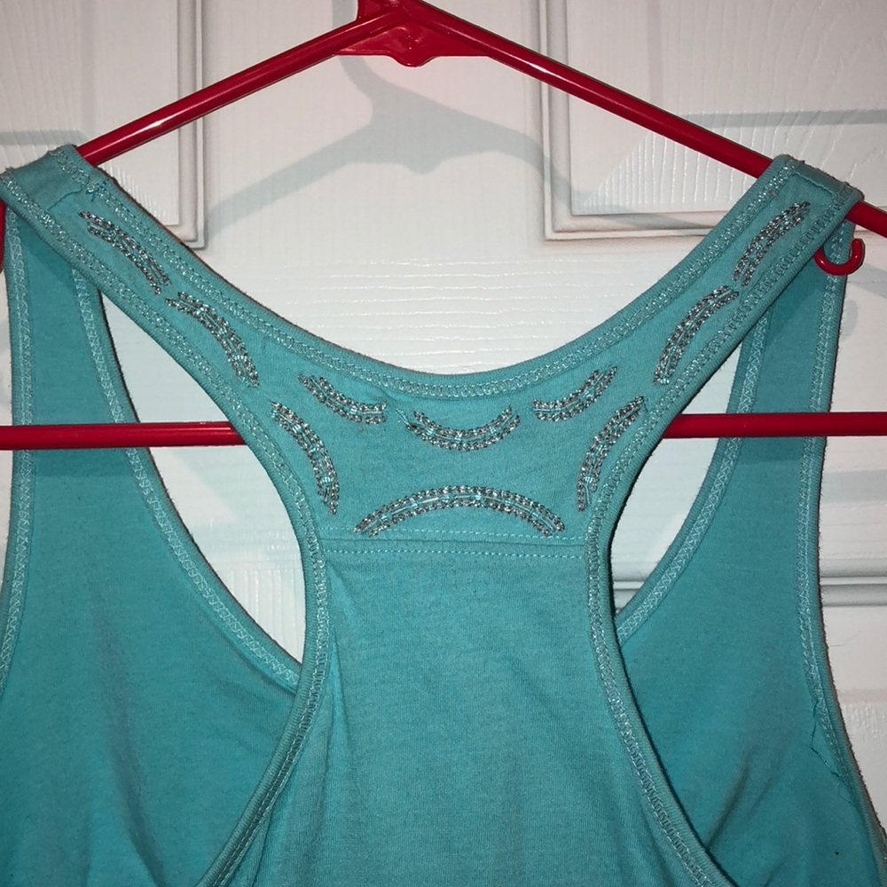 Blue hollister  tank top